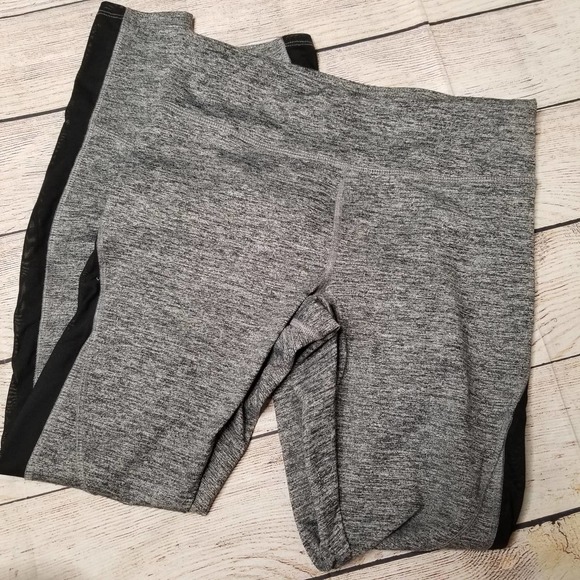 FOREVER 21 gray black panel leggings S - Picture 2 of 6